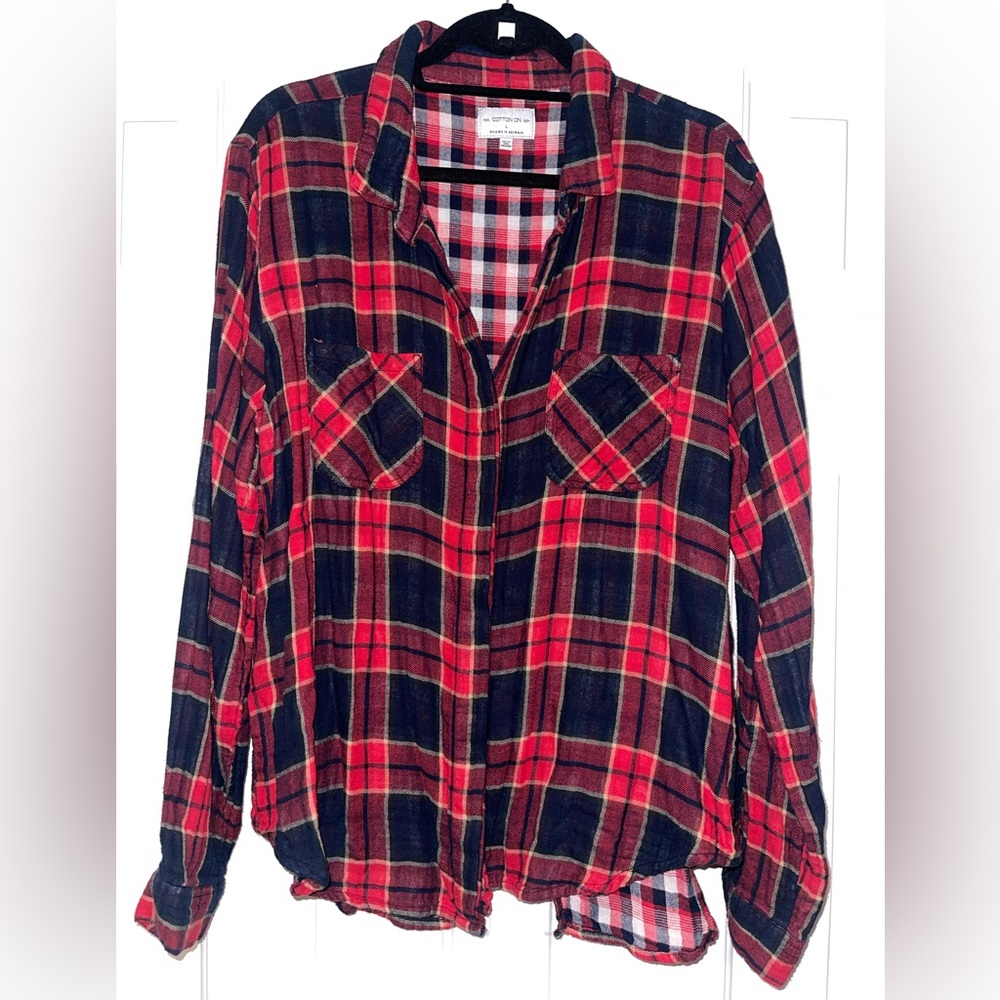 Cotton On Split-Back Flannel
